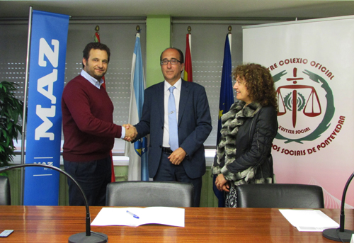 Acuerdo de colaboración MAZ-Colegio de Graduados Sociales de Pontevedra