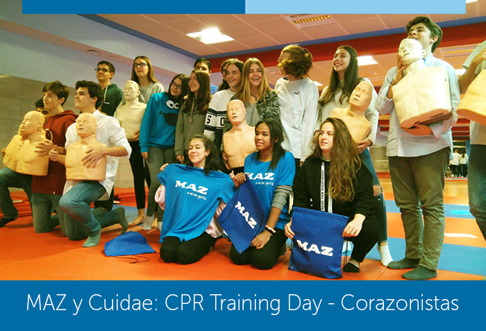 MAZ y CUIDAE organizan el CPR Training Day en Corazonistas