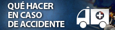 ¿Qué hacer en caso de accidente?
