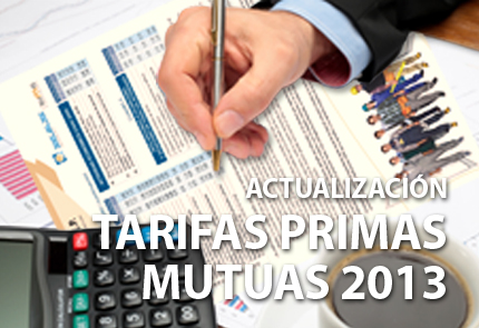 Tarifa para la cotización por accidentes de trabajo y enfermedades profesionales para 2013