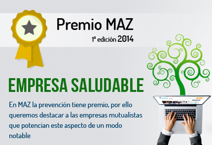 Mutua MAZ convoca la 1ª Edición de los Premios Empresa Saludable 2014