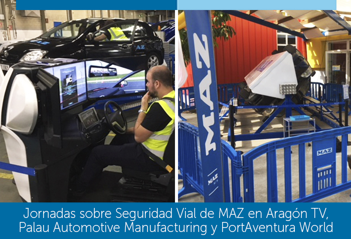 Aragón TV, Palau Automotive y Port Aventura, comprometidas con la Seguridad Vial