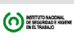 Logotipo del Instituto Nacional de Seguridad e Higiene en el Trabajo