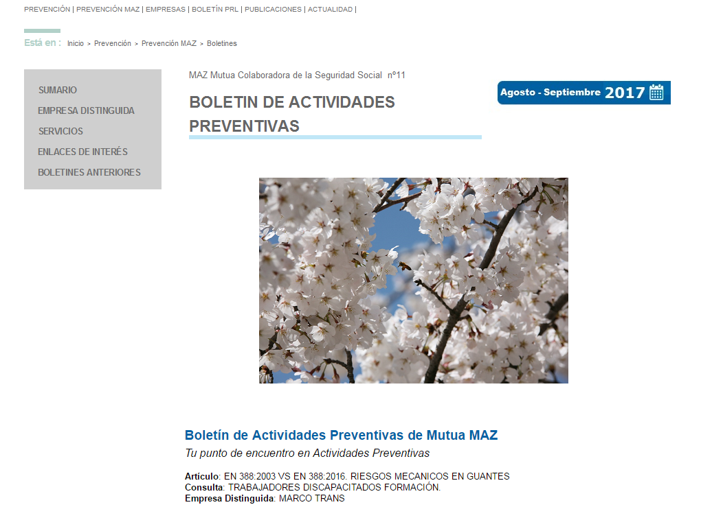 Boletin PRL - Nº 35 - Mayo 2017