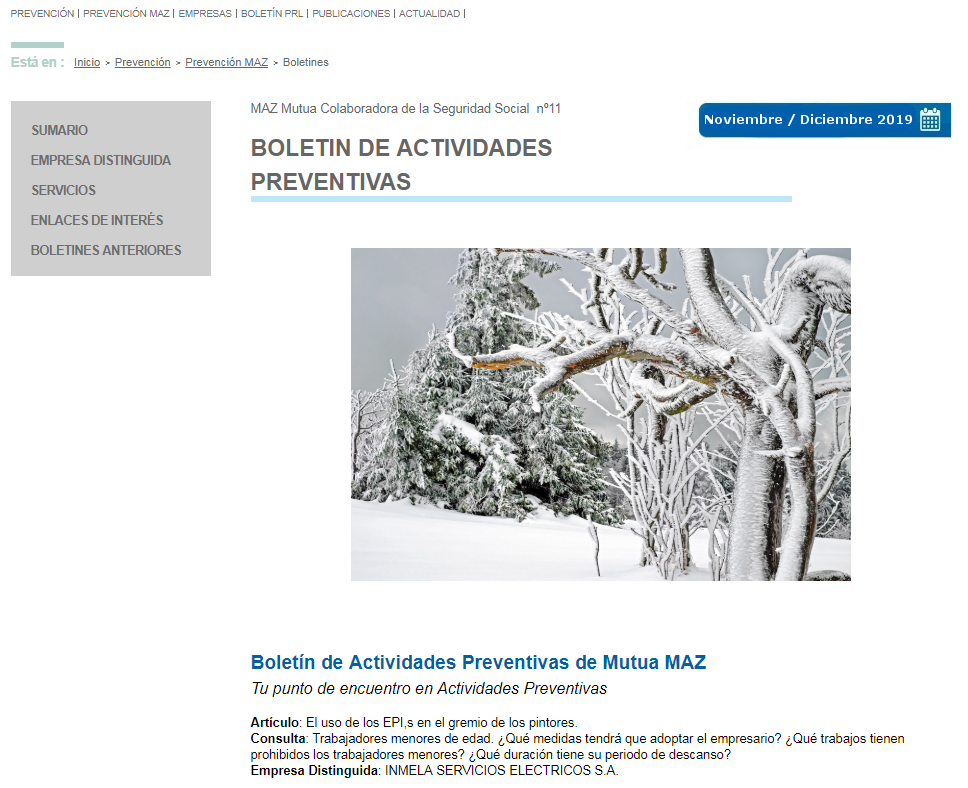 Boletin PRL - Nº 47 - Noviembre 2019